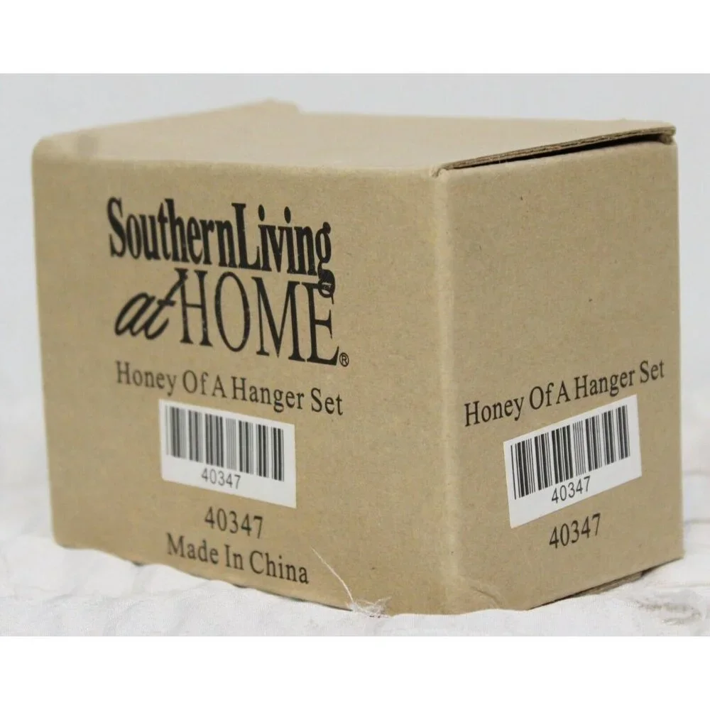 Southern Living Honey Of A Hanger Set 40347 3 Pc Wall Mounted Black Iron Bee